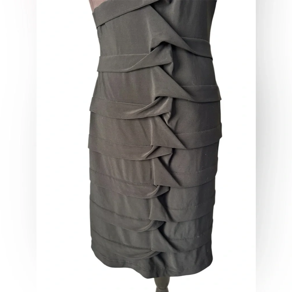 Adrianna Papell fitted midi length career wear dress size 8 - Picture 3 of 9